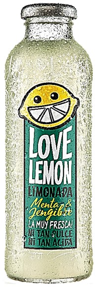 Love Lemon MENTA JENGIBRE 475ml.
