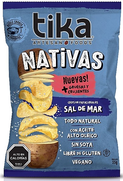 Papas Tika Nativas / Sal de mar 35gr.