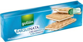 Galleta de barquillos con crema de nata 150gr.