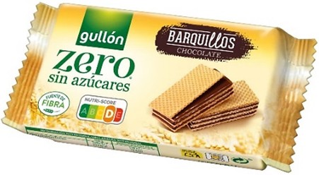 Galleta Oblea Chocolate Zero, Display 12 unds. 60gr.