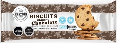 Galletas Biscuit Chips de chocolate 145gr,
