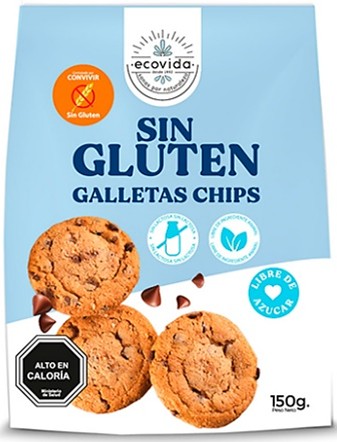 Galleta sin gluten, CHIPS 150gr