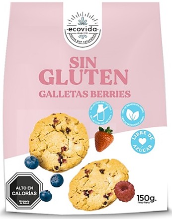 Galleta sin gluten, BERRIES 150gr