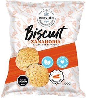 Galleta Biscuit Chips de Zanahoria 100gr.