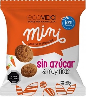 Galleta Mini Zanahoria Sin azucar x 30grs
