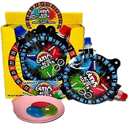 Gunys Acid Ruleta, display 10 unds.