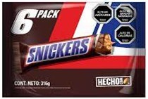 Snickers Almendra, bolsa de 6 unidades