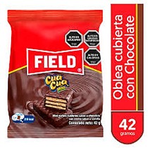 Mini Cua-cua, galleta de oblea bañada en chocolate 42gr.