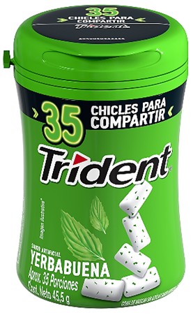 Trident Yerbabuena 35S Botell, Display 6 unds.