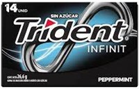 Tridente Infinit Peppermint 14S, Display 12 unds.