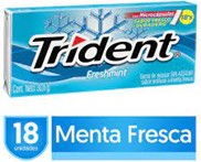 Trident Menta Fresca 18S, Display 12 unds.