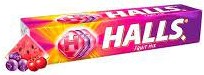 Halls Fruit Mix, display x 12 und.