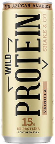 Lata Wild Protein, 310ml VAINILLA