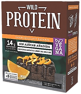 Barra Wild Chocolate Naranja, display  5 unds.