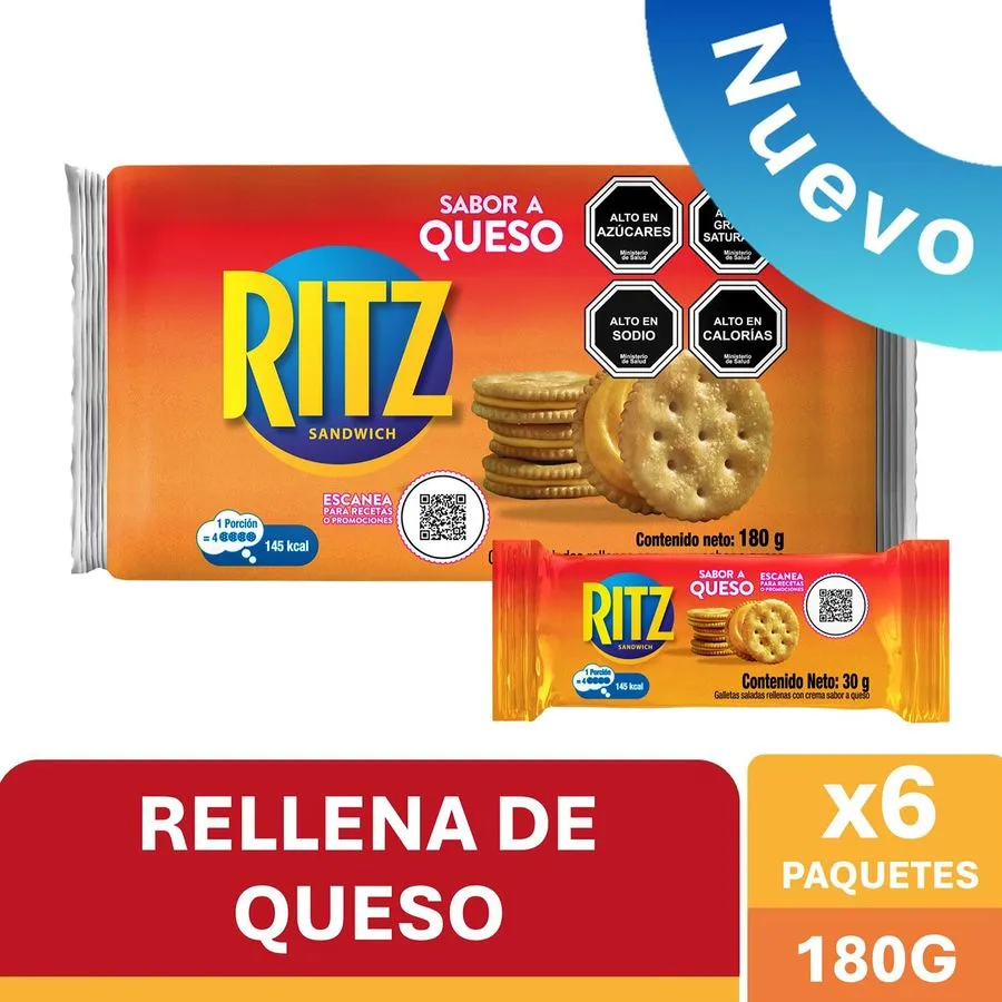 Ritz six pack, 20 gr.