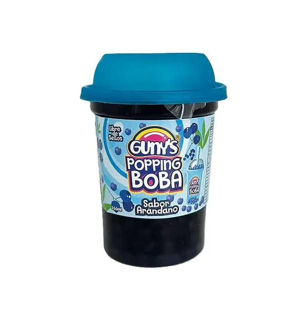 Gunys Popping Boba Arandano, bebida con pelotitas de gel 350ml