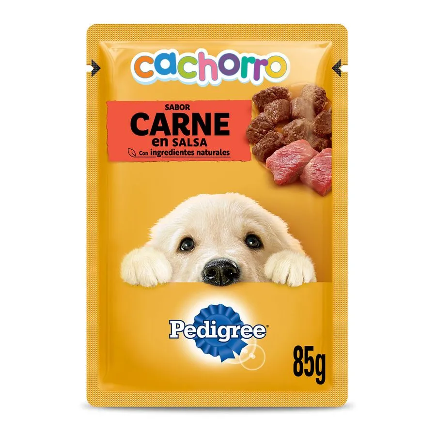 Pedigree Cachorro Carne 85gr., display 12 unds.
