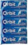 Orbit Chicle Menta Suave, display de 15 unidades