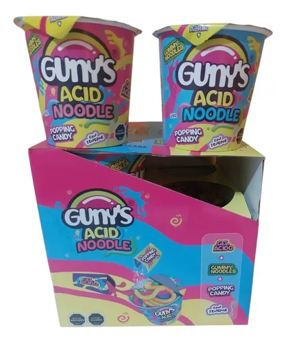 Gunys Acid Noodles, display 8 unds.